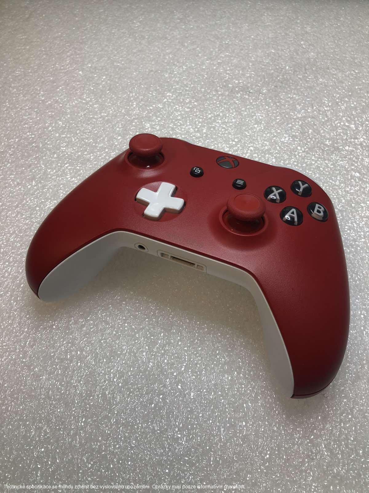 Microsoft Xbox One S Wireless Controller - Custom Red/White **POUŽITÝ*
