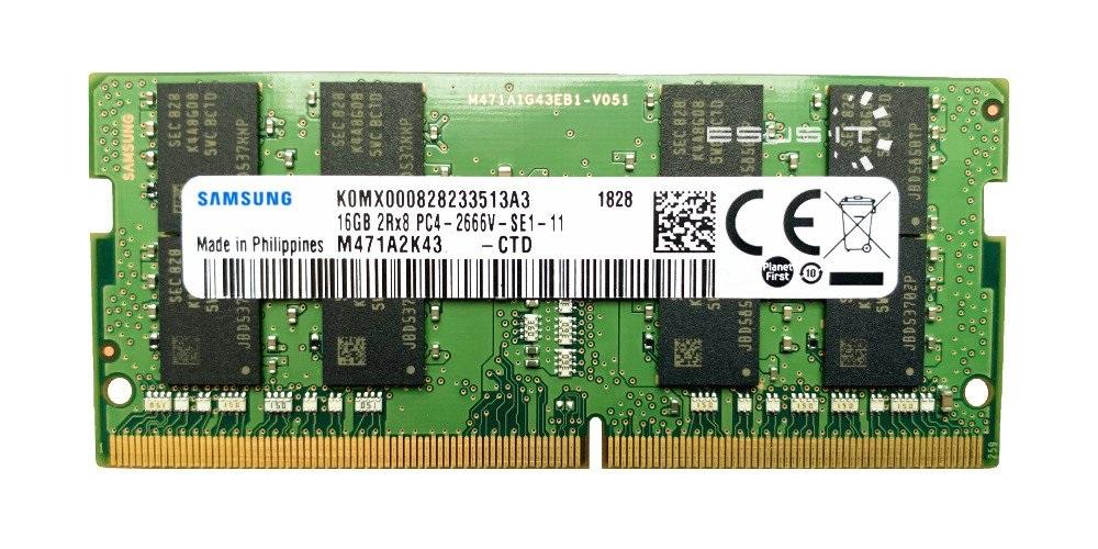 Samsung DDR4 2400MHz 16GB SODIMM CL17 M471A2K43BB1-CRC