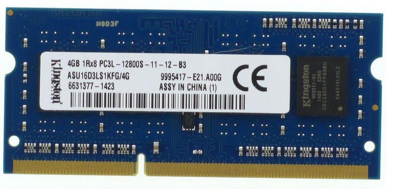 KINGSTON 4GB PC3L-12800s ASU16D3LS1KFG