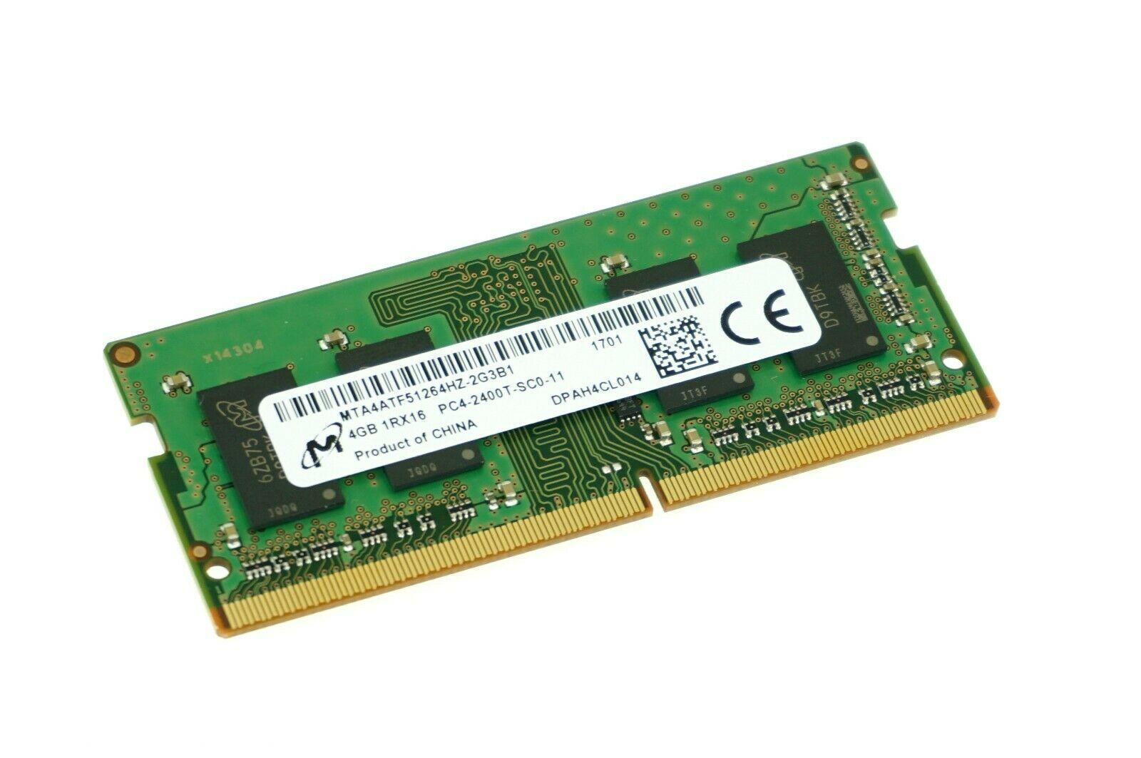 Micron SODIMM DDR4 4GB 2400MHz CL17 MTA4ATF51264HZ-2G3B1