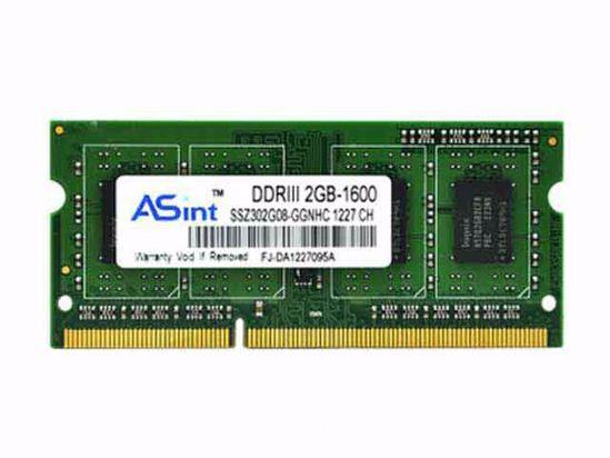 ASint 2GB DDR3 SODIMM 1600MHz CL11 SSZ302G08-GGNHC, PL-D2003043-7