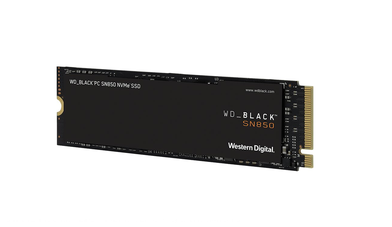 WD BLACK SSD NVMe 2TB PCIe SN850,Gen4 , (R:7000, W:5100MB/s) WDS200T1X0E