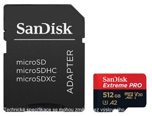 SanDisk microSDXC UHS-I U3 512GB SDSQXCD-512G-GN6MA