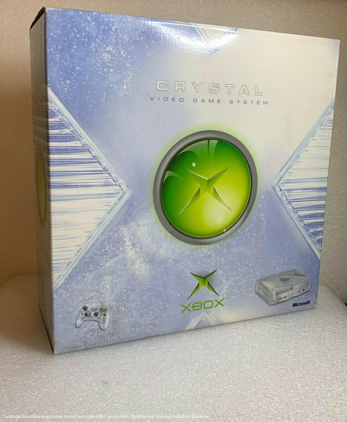 Microsoft Xbox Crystal Limitovaná Edice *sběratelský kus*