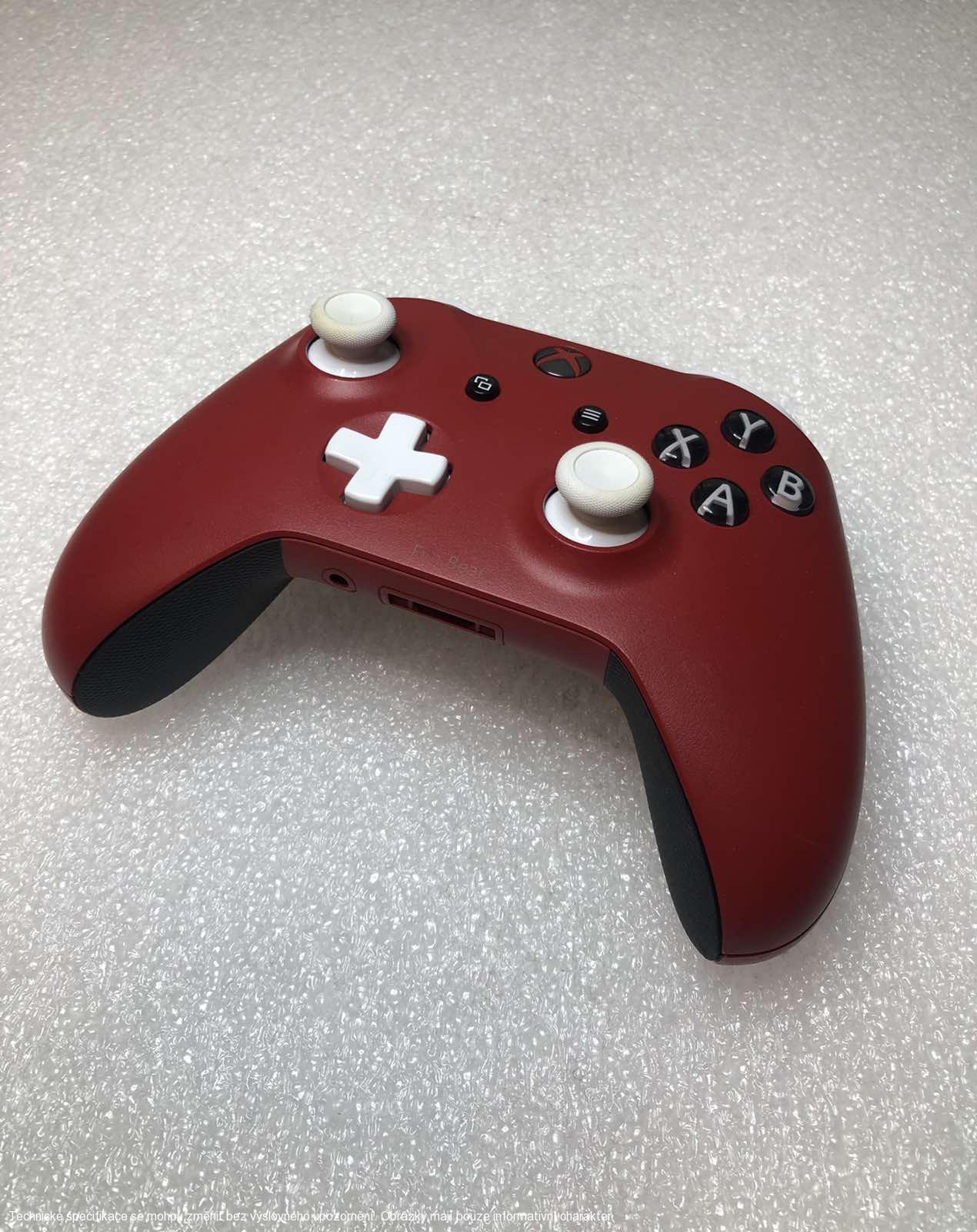 Microsoft Xbox One S Wireless Controller - Custom Red/Black/White **POUŽITÝ**