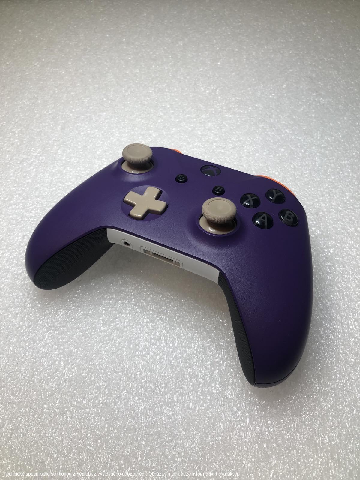 Microsoft Xbox One S Wireless Controller - Custom Purple/Brown**POUŽITÝ**