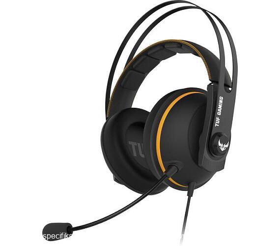 ASUS TUF Gaming H7 Core herní sluchátka Žlutá