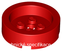 68325 Brick, Round 4 x 4 with Recessed Center and Hole