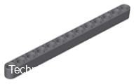 41239 Dark Bluish Gray Technic, Liftarm Thick 1 x 13