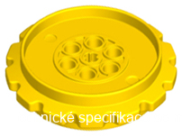 42529 Yellow Technic Tread Sprocket Wheel Extra Large