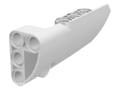 64391 White Technic, Panel Fairing # 4 Small Smooth Long, Side B