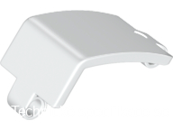 24116 White Technic, Panel Curved 3 x 5 x 3