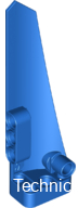 64681 Blue Technic, Panel Fairing # 5 Long Smooth, Side A