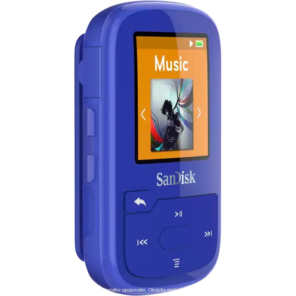 SanDisk Clip Sports Plus 16GB Modrá