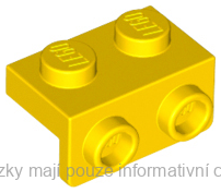99781 Yellow Bracket 1 x 2 - 1 x 2