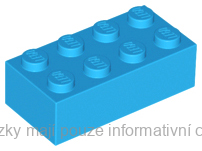 3001 Dark Azure Brick 2 x 4
