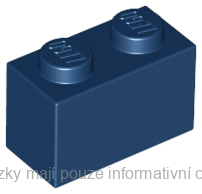 3004 Dark Blue Brick 1 x 2
