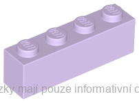 3010 Lavender Brick 1 x 4