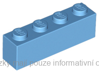 3010 Medium Blue Brick 1 x 4