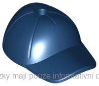 11303 Dark Blue Cap - Short Curved Bill