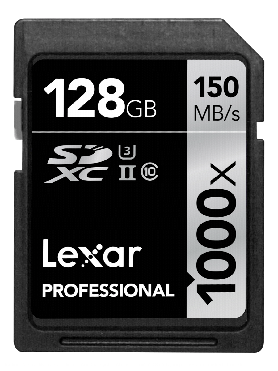 Lexar SDXC Card 128GB 1000x Professional UHS-II LSD128CRBEU1000