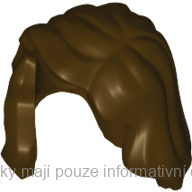 85974 Dark Brown Hair Female Mid-Length with Part over Right Shoulder
