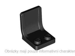 4079 Black Seat / Chair 2 x 2