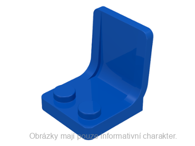 4079 Blue Seat / Chair 2 x 2