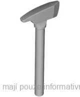 39802 Light Bluish Gray Axe, Pick End