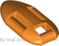 76700 Orange Lifeguard Float - Hollow Back