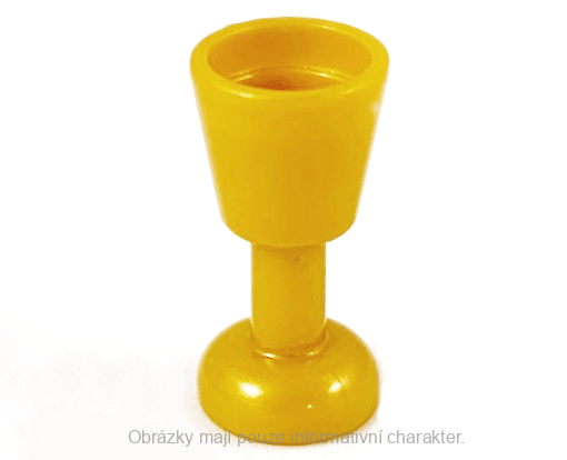2343 Pearl Gold Goblet