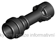 64567 Black Lightsaber Hilt Straight