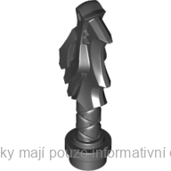 36017 Black Sword Hilt with Dragon Head