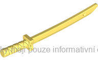 21459 Bright Light Yellow Sword, Shamshir/Katana