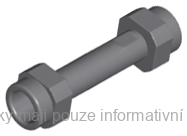 66909 Dark Bluish Gray Weapon Hilt Smooth Extended
