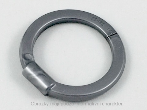 35485 Flat Silver Weapon Hoop Blade / Chakram