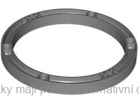 77107 Dark Bluish Gray Support 11 x 11 Girder, Round