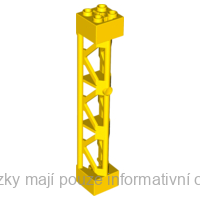 95347 Yellow Support 2 x 2 x 10 Girder Triangular Vertical