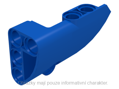 87086 Blue Technic, Panel Fairing # 2 Small Smooth Short, Side B