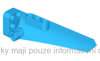 64681 Dark Azure Technic, Panel Fairing # 5 Long Smooth, Side A