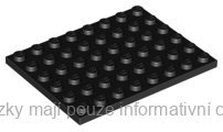 3036 Black Plate 6 x 8