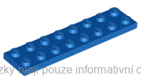 3034 Blue Plate 2 x 8