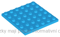 3958 Dark Azure Plate 6 x 6
