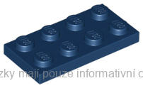 3020 Dark Blue Plate 2 x 4