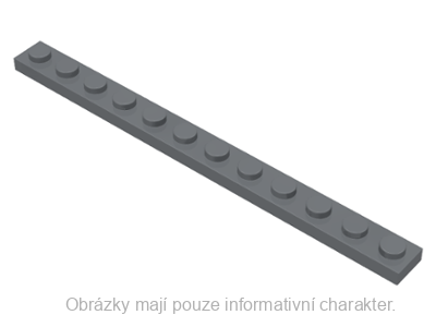 60479 Dark Bluish Gray Plate 1 x 12