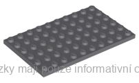 3033 Dark Bluish Gray Plate 6 x 10