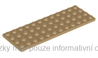 3029 Dark Tan Plate 4 x 12