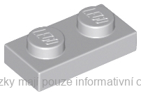 3023 Light Bluish Gray Plate 1 x 2