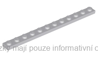 60479 Light Bluish Gray Plate 1 x 12