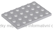 3032 Light Bluish Gray Plate 4 x 6